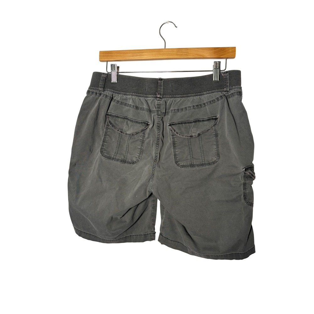 Sonoma Womens Cargo Shorts Size 10 Gray Utility Gorpcore Hiking Stretch Pockets - Picture 3 of 7